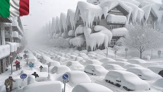 2 minutes ago in Italy Everything froze Snow in Livigno [upl. by Kirat184]