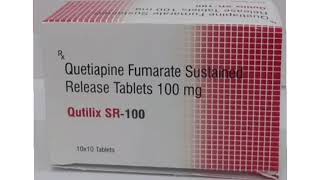 Qutilix SR 100 Tablets Quetiapine Fumarate Sustained Release Tablets 100 mg [upl. by Conan603]