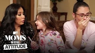 Snooki amp JWoww Plan An ‘Epic’ Sleepover 💤  Moms with Attitude  MTV [upl. by Ladonna]