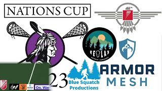 Bronze Game Nations Cup Game 13 Onondaga Warriors Vs Allegany [upl. by Annaiuq]