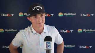 Blades Brown Friday Flash Interview 2024 Myrtle Beach Classic ©️ PGA Tour [upl. by Atoked]