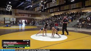 112 Lbs Quarterfinal  Xiomara Gallego Poway High School Wrestling Vs Kiely Tabaldo California 2 [upl. by Eiramait]