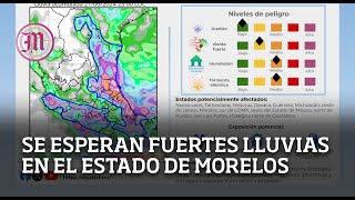 Habrá lluvias fuertes para este fin de semana en Morelos [upl. by Adnaloy]