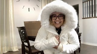 Aritzia TNA The Summit Parka Unboxing  Eden’s Vlog [upl. by Atis]