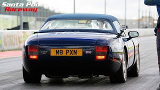 Santa Pod TVR Shootout 2014 [upl. by Elianore]