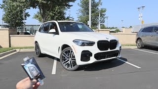 2022 BMW X5 M50i Start Up Exhaust POV Test Drive and Review [upl. by Ailito]