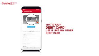 Airtel Payments Bank – Virtual Debit Card [upl. by Nosnevets419]