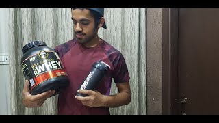 ON GOLD STANDARD 100 WHEY PROTEIN REVIEW  DELICIOUS STRAWBERRY FLAVOUR  AUTHENTIC PRODUCT [upl. by Aydan838]