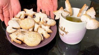 BISCOTTI DA TÈ  Ricetta facile e veloce  TEA BISCUITS – Easy and fast recipe [upl. by Aihsit]