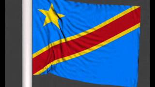 Le drapeau de la republique democratique du congo flottant [upl. by Eehsar456]