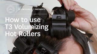 How To Use T3 Volumizing Hot Rollers Luxe  Bouncy Voluminous Waves  Easy Hairstyling Tutorial [upl. by Tonia]