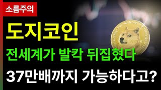 도지코인 전망전세계가 발칵 뒤집혔다 37만배까지 가능하다고 [upl. by Valer]