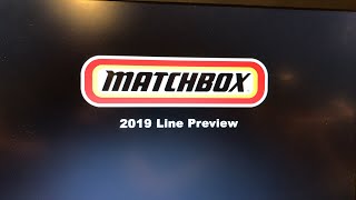 Matchbox 2019 New Models Preview [upl. by Hanfurd]