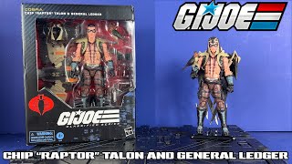 GI Joe Classified 139 Chip quotRAPTORquot Talon and General Ledger Review [upl. by Yraunaj573]