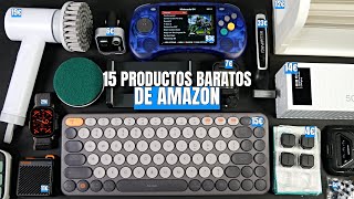 15 productos baratos de AMAZON 💥 1€ 5€ o 10€ ¡CASI REGALADOS Episodio4 [upl. by Agem]