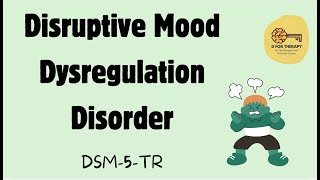 DMDDDisruptive Mood Dysregulation Disorder DSM5TR [upl. by Retnyw]