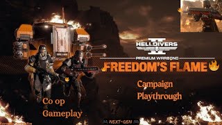 HellDivers 2 Super Citizen Edition PS5Campaign Playthrough Pt95Freedoms Flame10324 [upl. by Laoj]