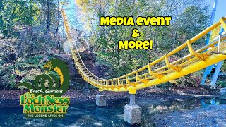 Busch Gardens Williamsburg  Loch Ness Monster  Media Event amp More 11323 [upl. by Itsur]