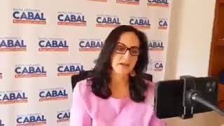 La Senadora Fernanda Cabal en su auto entrevista en inglés [upl. by Clarhe665]