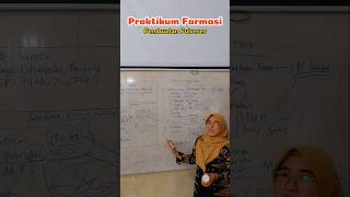 Praktikum di Lab Farmasi 😍 puyer farmasi praktek [upl. by Pinkerton]