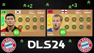 DLS 24  BAYERN MUNICH PLAYER RATINGS IN DREAM LEAGUE SOCCER 2024 [upl. by Nicholson702]