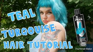 Arctic Fox Aquamarine TurquoiseTeal Hair Tutorial [upl. by Dric590]