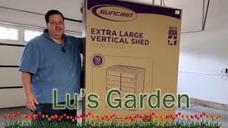 Reviewing the Suncast XL Vertical Shed Build From Costco [upl. by Caryl]