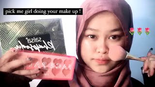 asmr pick me girl doing your make up👸🏻👉🏻👈🏻 [upl. by Henri]