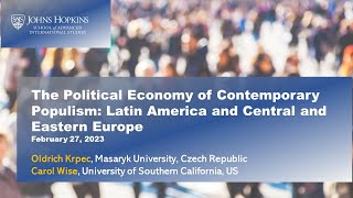 The Political Economy of Contemporary Populism Latin America and Central and Eastern Europe [upl. by Patton66]