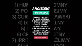 Angielski na poziomie A2B1 ‼️angielski naukaangielskiego english angielskidlamłodzieży [upl. by Ariec657]