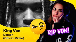 Reaction ▷ King Von  King Von  Demon Official Video [upl. by Enailil]