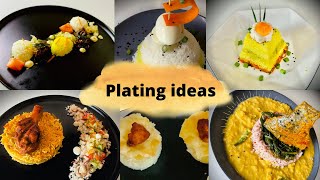 Simple rice plating ideaseasy way to plate the rice food plating ideas platingideas foodplating [upl. by Nilahs96]