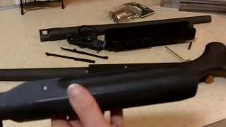 Tactical Mossberg 500  Part 1  How to Replace Pinned Forend Maverick 88 Style [upl. by Gower936]