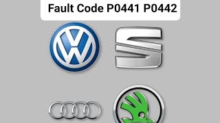 Volkswagen or Audi Fault code P0441 P0442 Evap Purge solenoid problem [upl. by Basir]