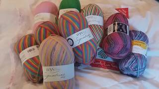 Yarn Haul west Yorkshire spinners and opal yarn [upl. by Ardua]