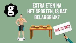 Moet je extra eten na het sporten  Zo zit dat [upl. by Loomis]