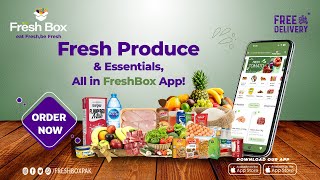 Fresh produce and quality daily essentials at your fingertipsFreshBox HealthyLivingGet [upl. by Ty]