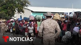 La frontera entre República Dominicana y Haití refleja una crisis central  Noticias Telemundo [upl. by Nnyw]