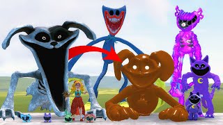 NEW CHOCOLATE DOGDAY MONSTER TEAM vs Huggy Wuggy Team  Poppy Playtime Chapter 3 in Garrys Mod [upl. by Dusa]