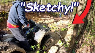 Amazing Buckhorn trails ATV ride through the Ozark forest Yamaha Polaris [upl. by Hentrich]