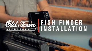 Old Town Sportsman How To Install a Fish Finder [upl. by Bobinette]