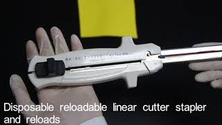 Disposable Reloadable Linear Cutter Stapler And Reloads Microcure [upl. by Elberfeld817]