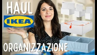 Haul Ikea  Come organizzo armadi contenitore del lett ecc  Cristina Dolcini [upl. by Acirederf785]