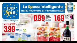 Volantino eurospin black friday dal 22 novembre al 1 dicembre 2021 [upl. by Aneet]