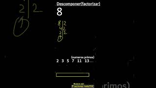 descomponer en factores primos factorizar descomposicion 7 [upl. by Rinna]