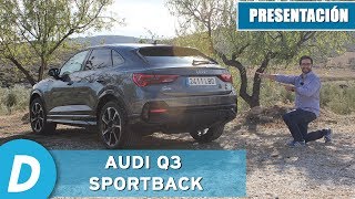 Audi Q3 Sportback un quotmini Q8quot que no deja indiferente a nadie  Primera prueba  Review en español [upl. by Perzan]