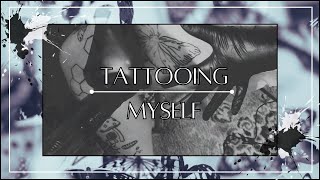 Learning to Tattoo Tattoo With Me Thigh Tattoo [upl. by Irina]