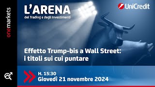 Effetto Trumpbis a Wall Street i titoli sui cui puntare [upl. by Berget]