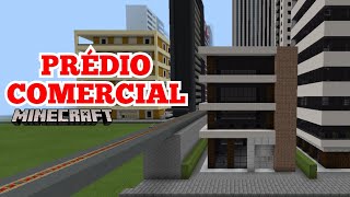 Construindo um prédio comercial no Minecraft [upl. by Guthrie]