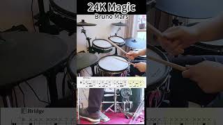 24K Magic Part3 drums music shorts [upl. by Sheepshanks]